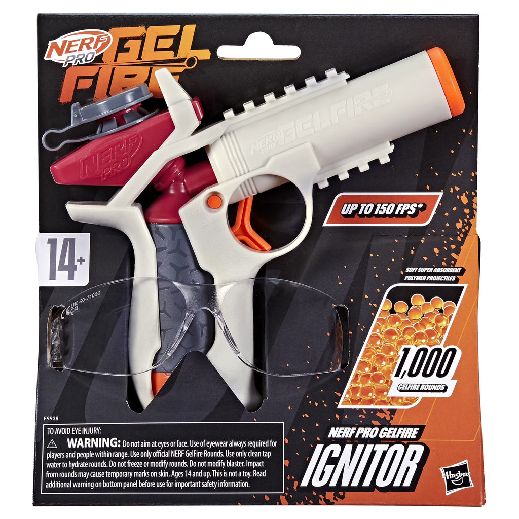 Nerf Pro Gelfire Ignitor Blaster, 1000 Gelfire Rounds