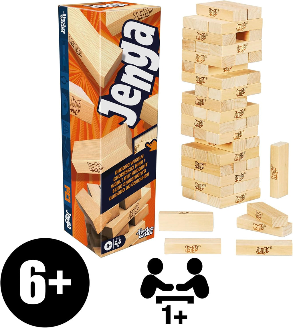 Jenga Classic Game | Wooden Block Stacking Tower