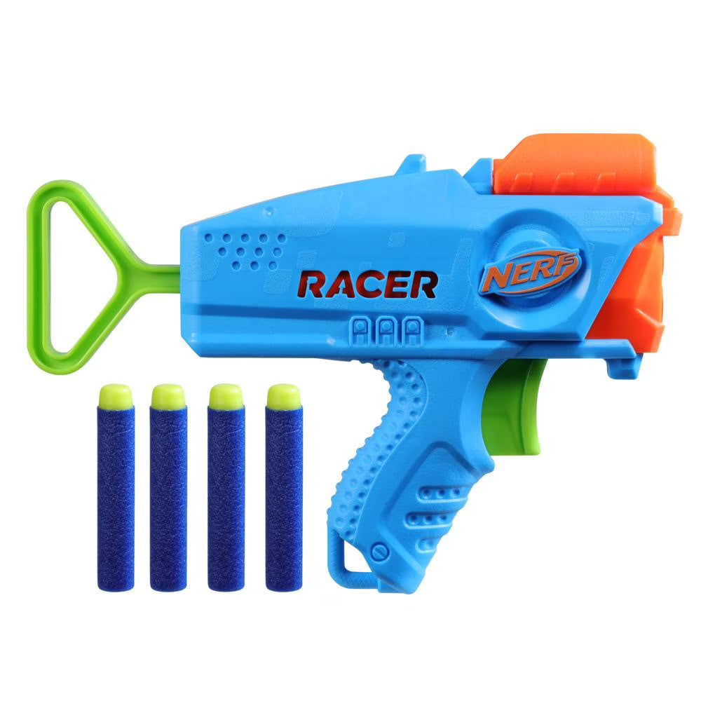 🚀 NERF Elite Junior Racer Easy Play Dart Blaster – Perfect for Young Action Heroes!